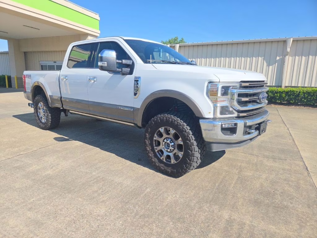 2022 Star White Metallic Tri-Coat Ford Super Duty F-250 SRW King Ranch 4X4 Truck