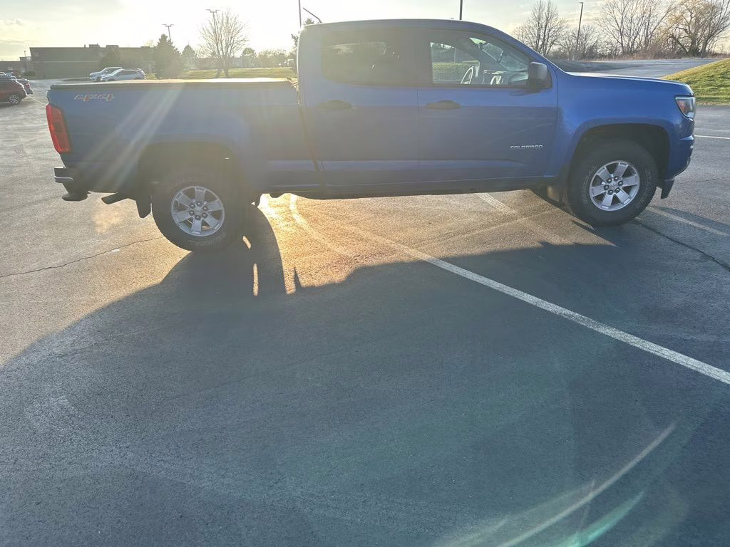 2019 Blue Chevrolet Colorado Work Truck 4X4 Truck