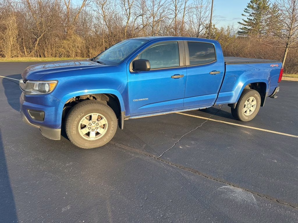 2019 Blue Chevrolet Colorado Work Truck 4X4 Truck