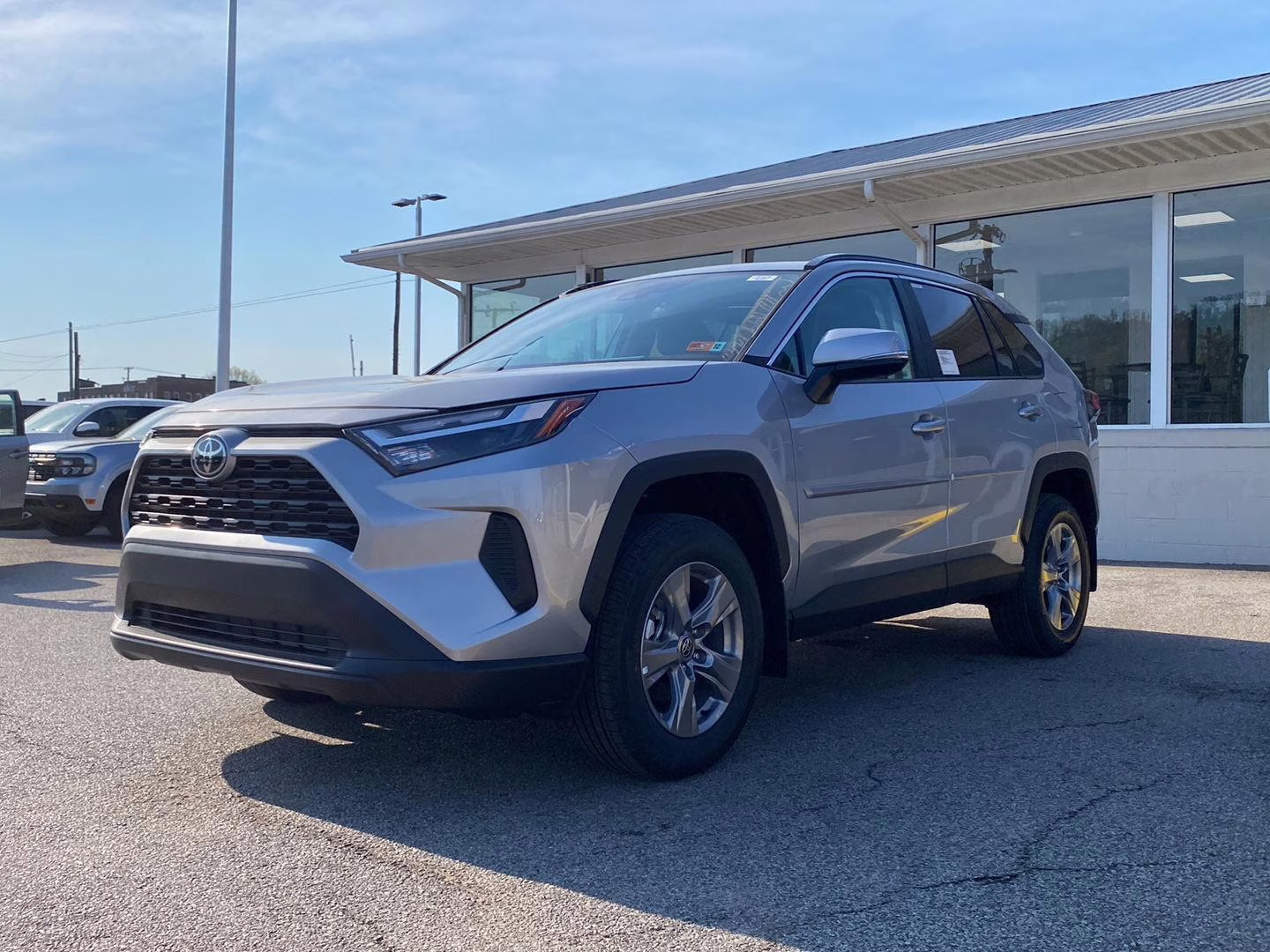 2025 Silver Sky Metallic Toyota RAV4 XLE AWD SUV