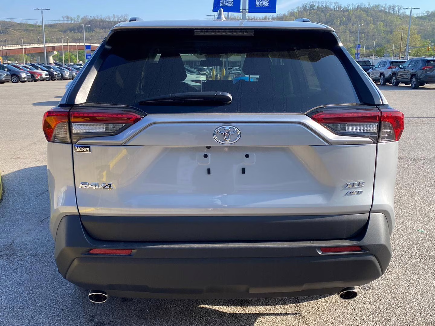 2025 Silver Sky Metallic Toyota RAV4 XLE AWD SUV