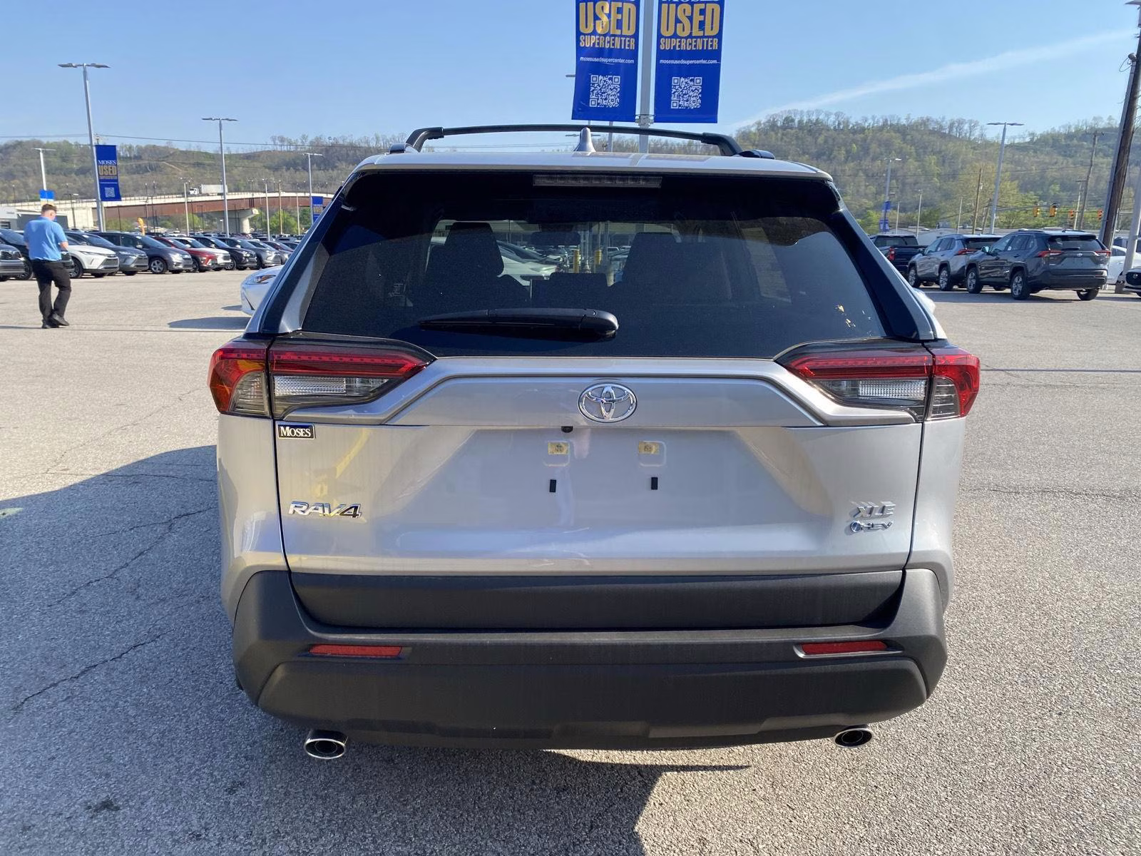 2025 Silver Sky Metallic Toyota RAV4 Hybrid XLE AWD SUV