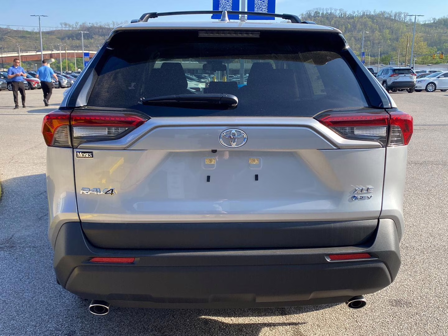 2025 Silver Sky Metallic Toyota RAV4 Hybrid XLE AWD SUV