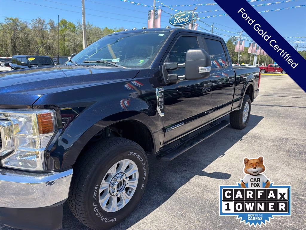 2022 Blue Metallic Ford Super Duty F-250 SRW XL 4X4 Truck