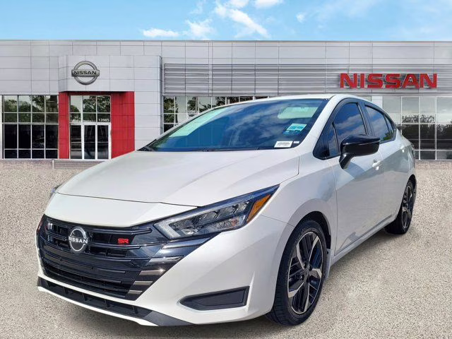2023 Aspen White Nissan Versa 1.6 SR FWD Sedan