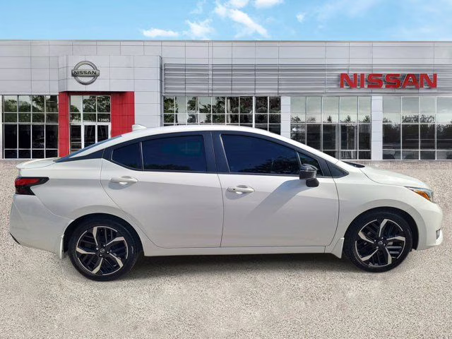 2023 Aspen White Nissan Versa 1.6 SR FWD Sedan