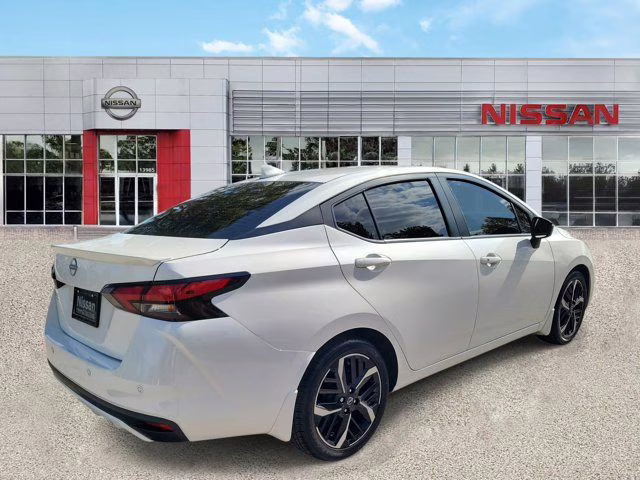 2023 Aspen White Nissan Versa 1.6 SR FWD Sedan