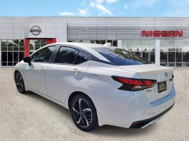 2023 Aspen White Nissan Versa 1.6 SR FWD Sedan