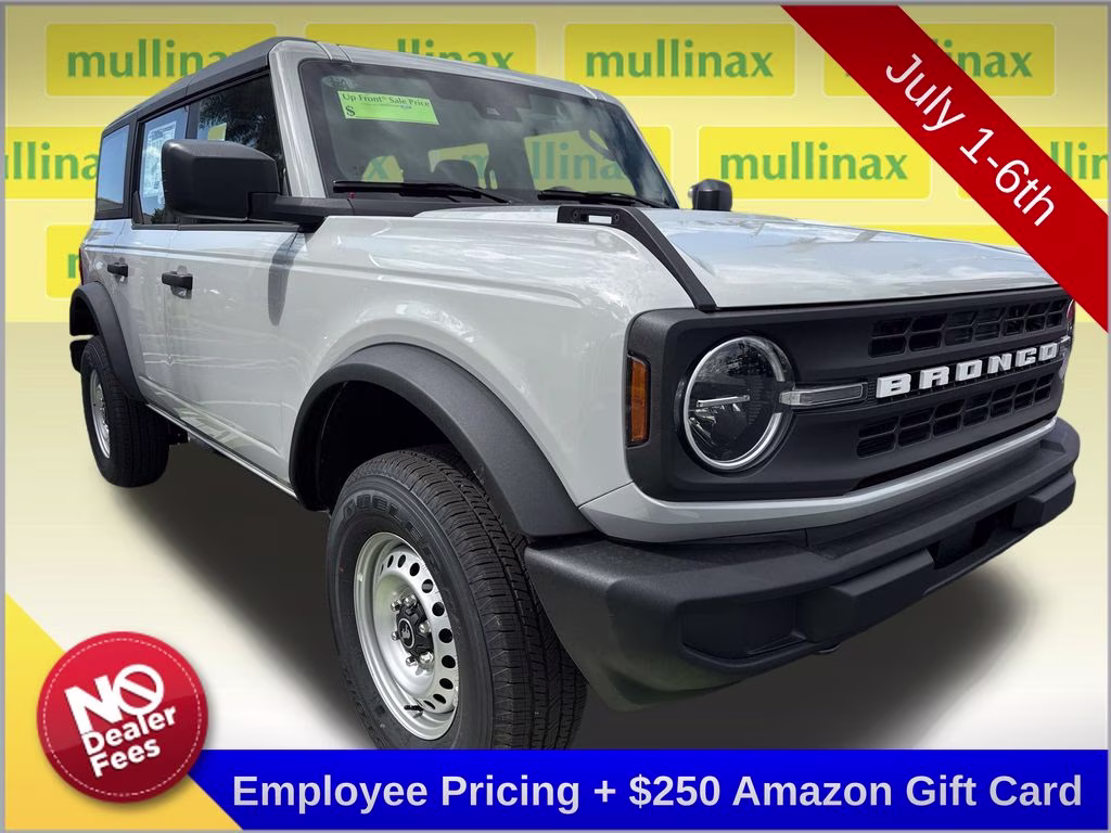 2026 Avalanche Gray Ford Bronco Base 4X4 SUV