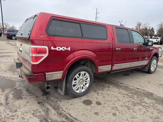2014 Ruby Red Metallic Tinted Clearcoat Ford F-150 Platinum 4X4 Truck