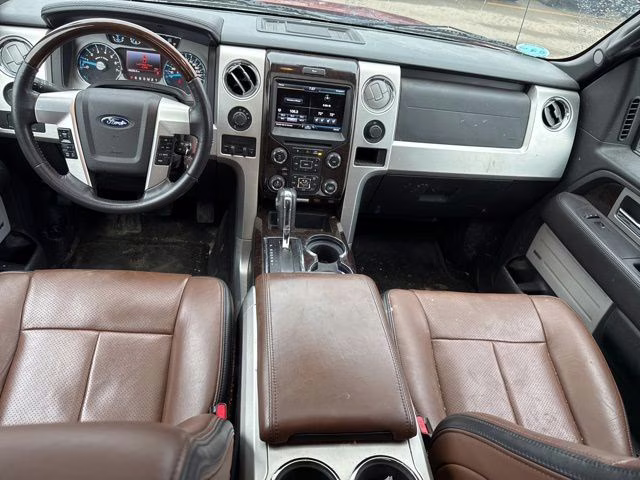 2014 Ruby Red Metallic Tinted Clearcoat Ford F-150 Platinum 4X4 Truck