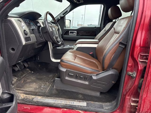 2014 Ruby Red Metallic Tinted Clearcoat Ford F-150 Platinum 4X4 Truck