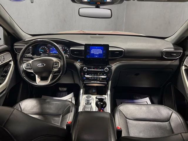 2021 Rapid Red Metallic Tinted Clearcoat Ford Explorer Limited 4X4 SUV