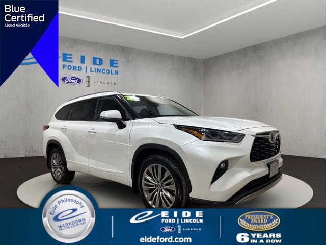 2022 Wind Chill Pearl Toyota Highlander Platinum AWD SUV
