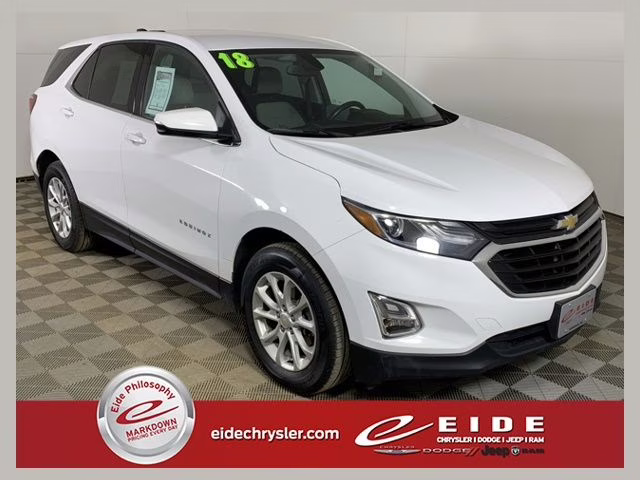 2018 Summit White Chevrolet Equinox LT AWD SUV