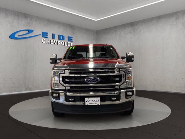 2021 Red Metallic Ford Super Duty F-250 SRW Lariat 4X4 Truck