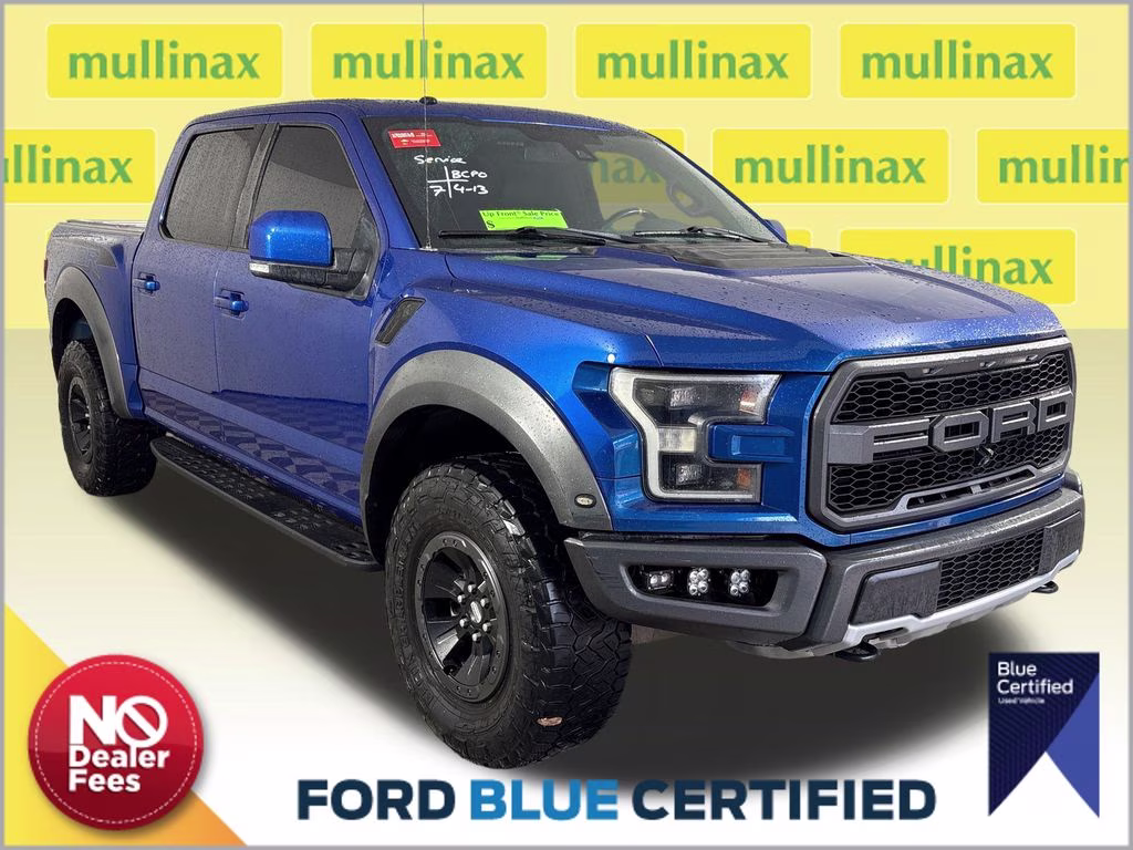 2018 Lightning Blue Ford F-150 Raptor 4X4 Truck