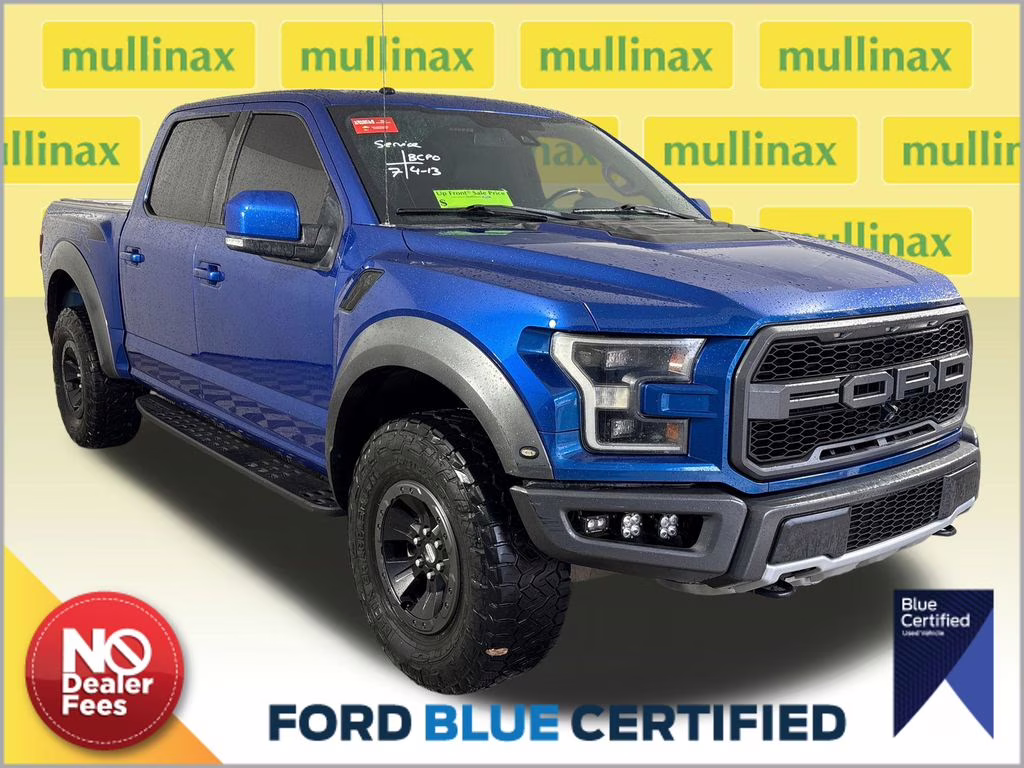 2018 Lightning Blue Ford F-150 Raptor 4X4 Truck