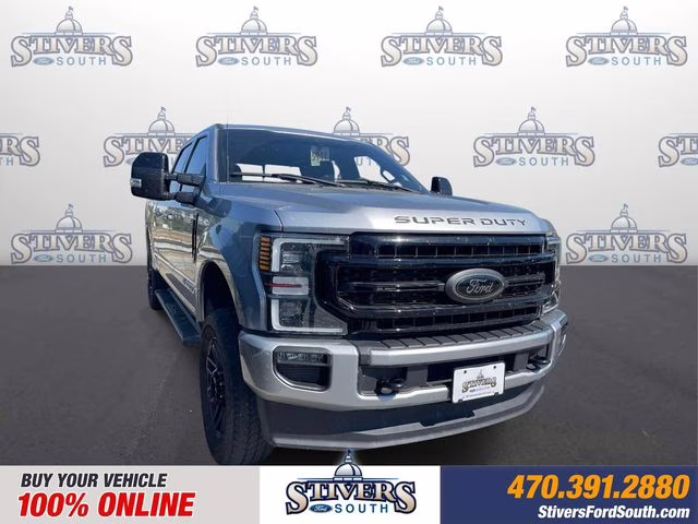 2022 Iconic Silver Metallic Ford Super Duty F-250 SRW Lariat 4X4 Truck