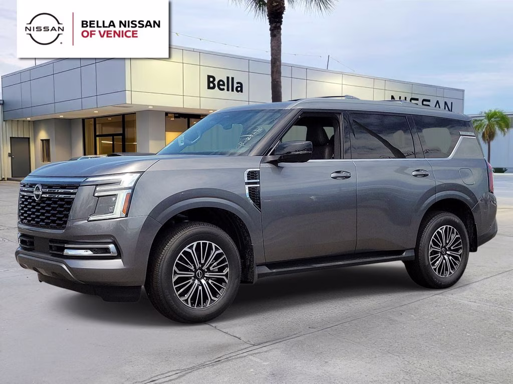 2026 Gun Metallic Nissan Armada Platinum RWD SUV