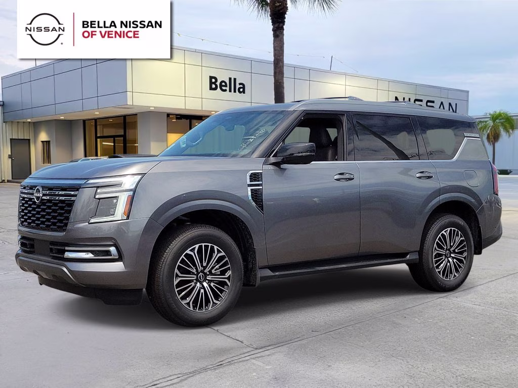 2026 Gun Metallic Nissan Armada Platinum RWD SUV