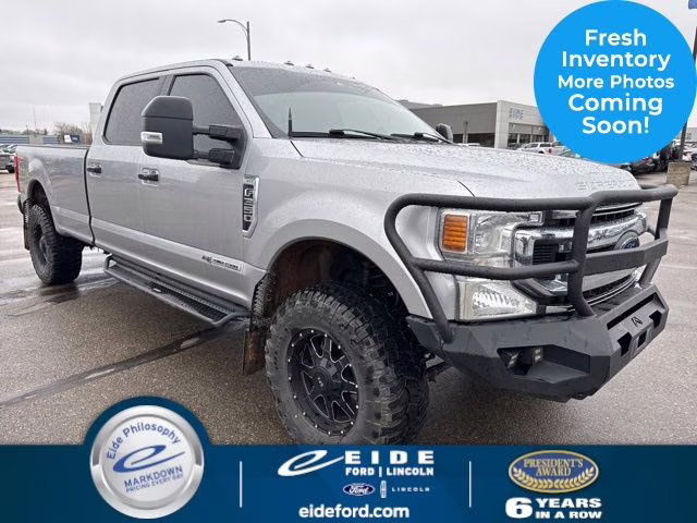 2020 Iconic Silver Metallic Ford Super Duty F-350 SRW XLT 4X4 Truck