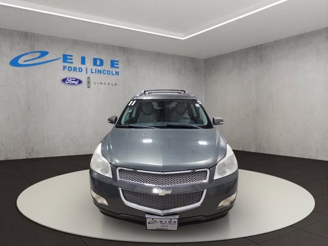 2011 Steel Green Metallic Chevrolet Traverse LTZ AWD SUV
