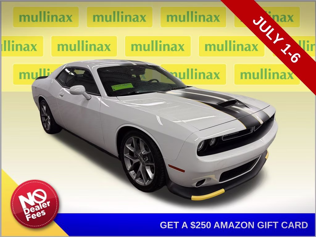 2023 White Knuckle Clearcoat Dodge Challenger GT RWD Coupe
