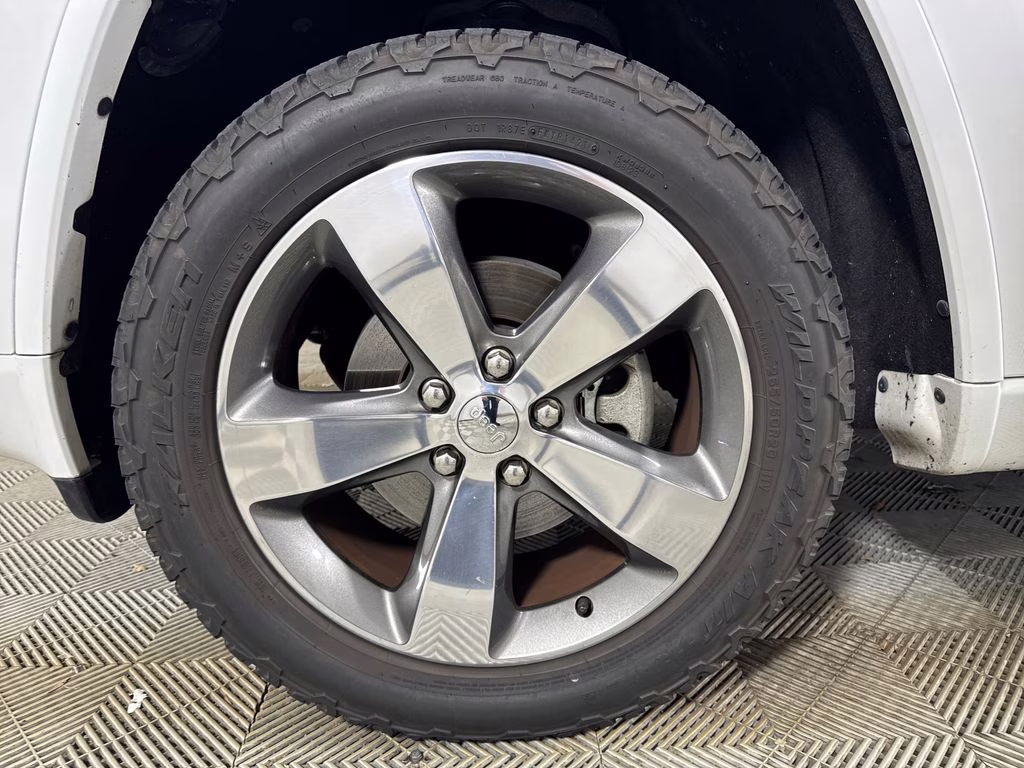 2015 Bright White Clearcoat Jeep Grand Cherokee Overland 4X4 SUV