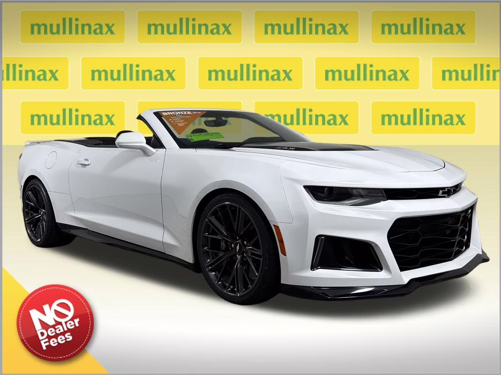 2019 Summit White Chevrolet Camaro ZL1 RWD Convertible