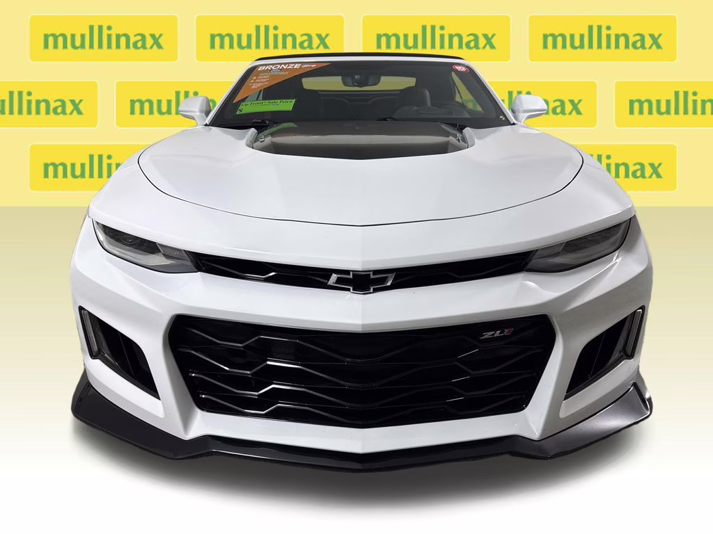 2019 Summit White Chevrolet Camaro ZL1 RWD Convertible