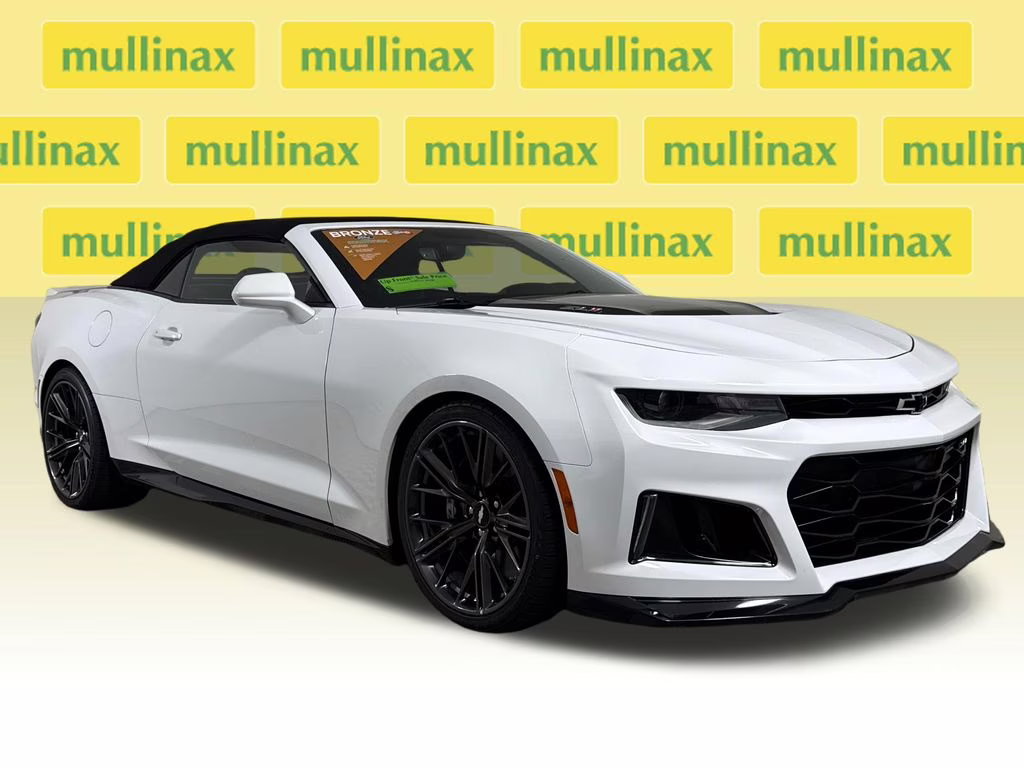2019 Summit White Chevrolet Camaro ZL1 RWD Convertible