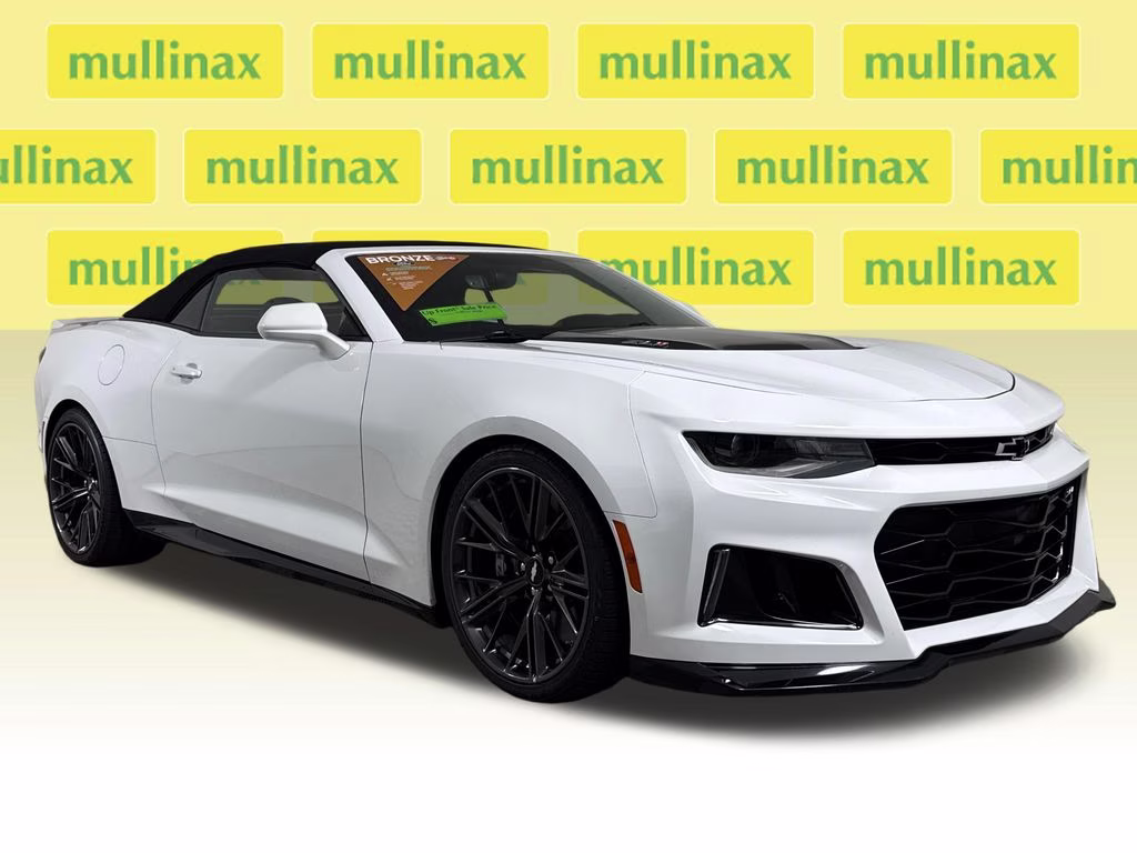 2019 Summit White Chevrolet Camaro ZL1 RWD Convertible
