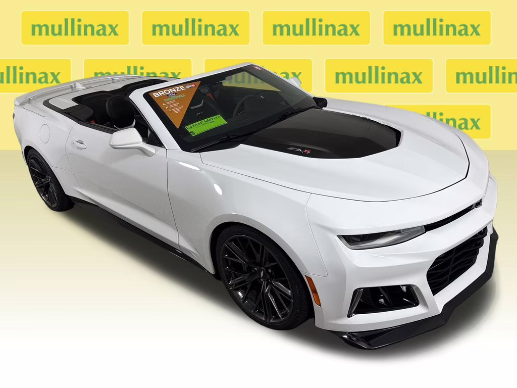 2019 Summit White Chevrolet Camaro ZL1 RWD Convertible