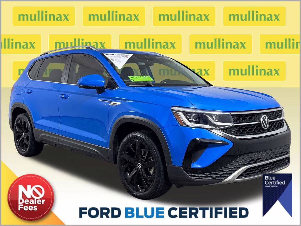 2022 Cornflower Blue Volkswagen Taos 1.5T SEL FWD SUV