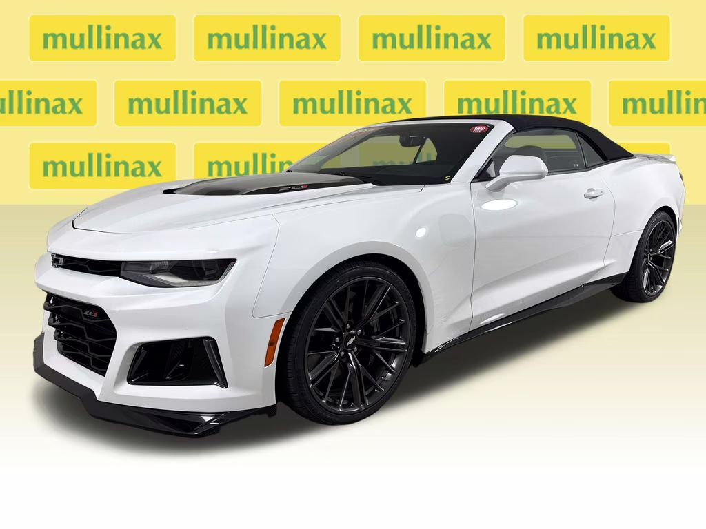 2019 Summit White Chevrolet Camaro ZL1 RWD Convertible