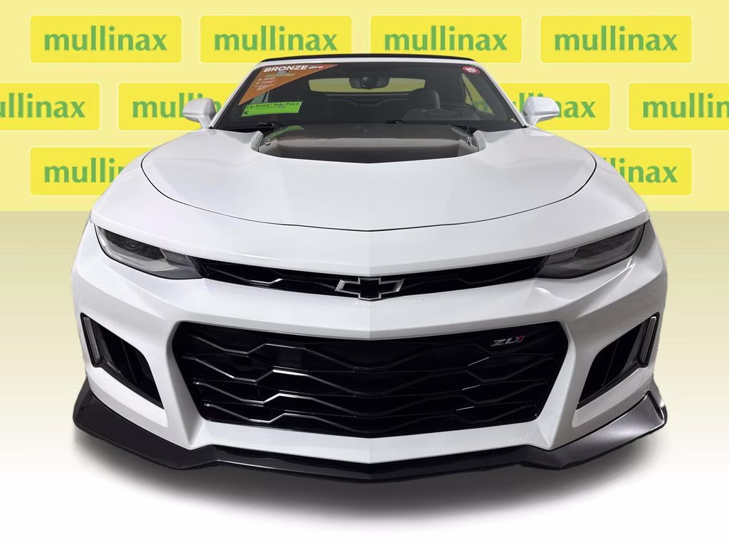 2019 Summit White Chevrolet Camaro ZL1 RWD Convertible
