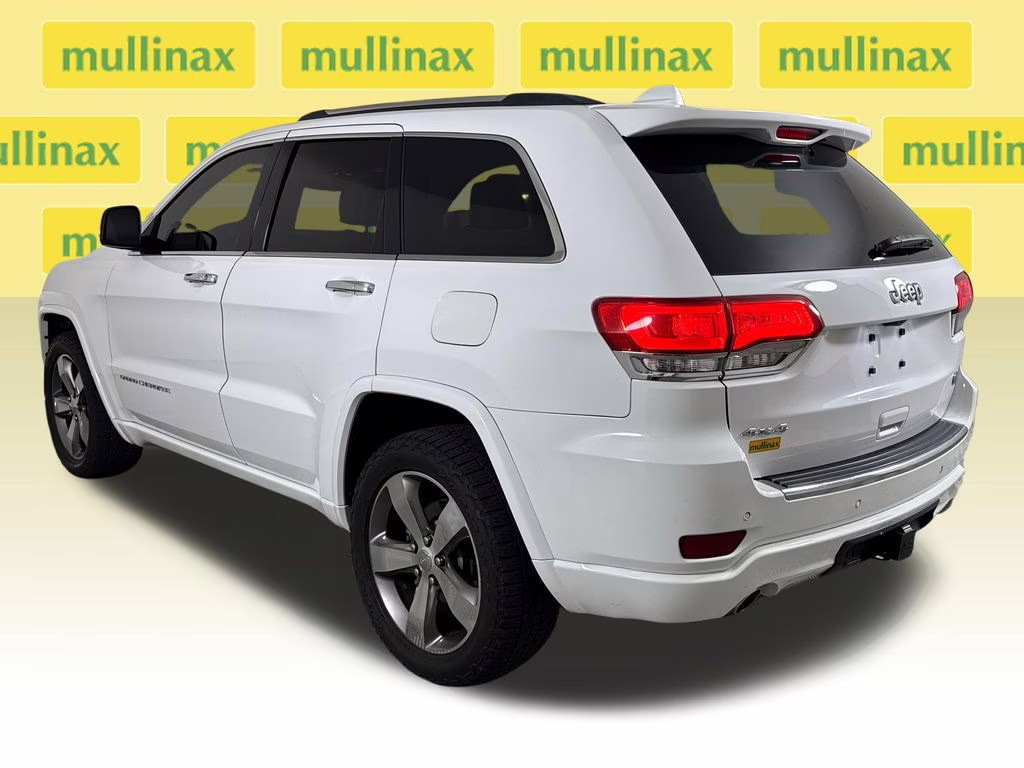 2015 Bright White Clearcoat Jeep Grand Cherokee Overland 4X4 SUV