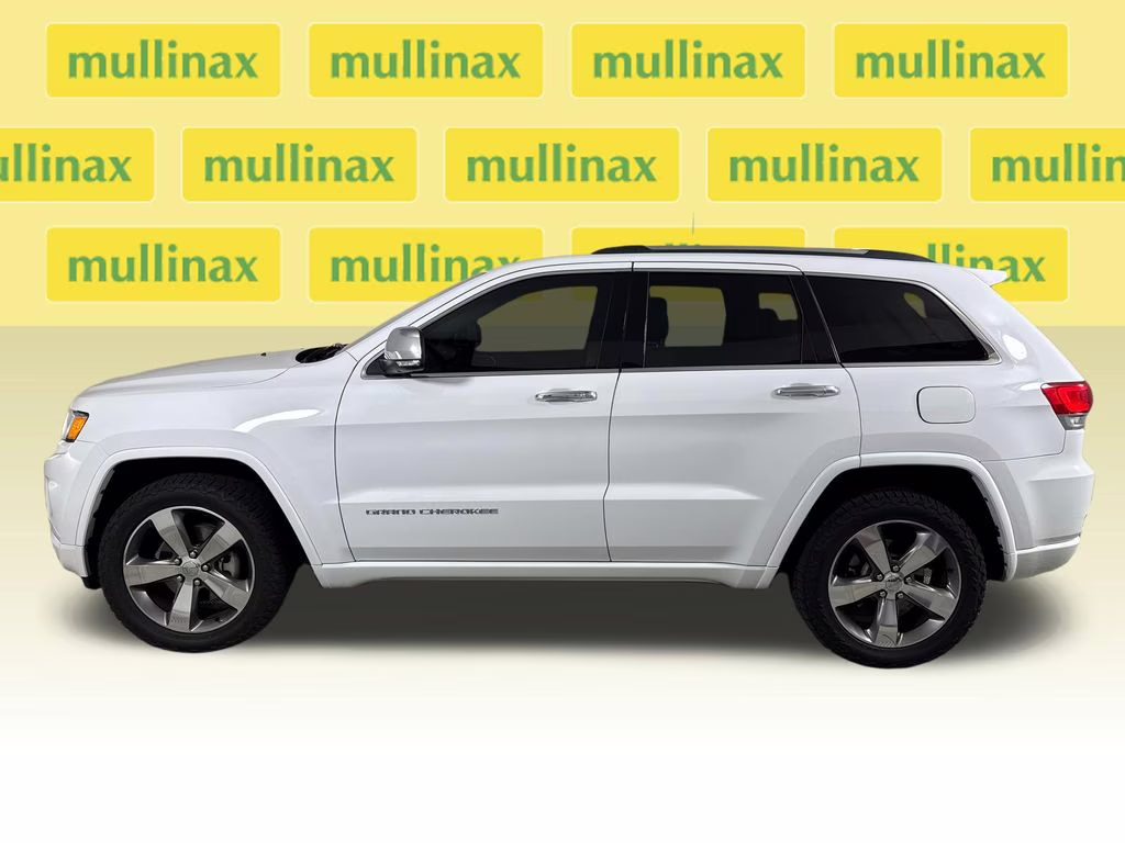 2015 Bright White Clearcoat Jeep Grand Cherokee Overland 4X4 SUV