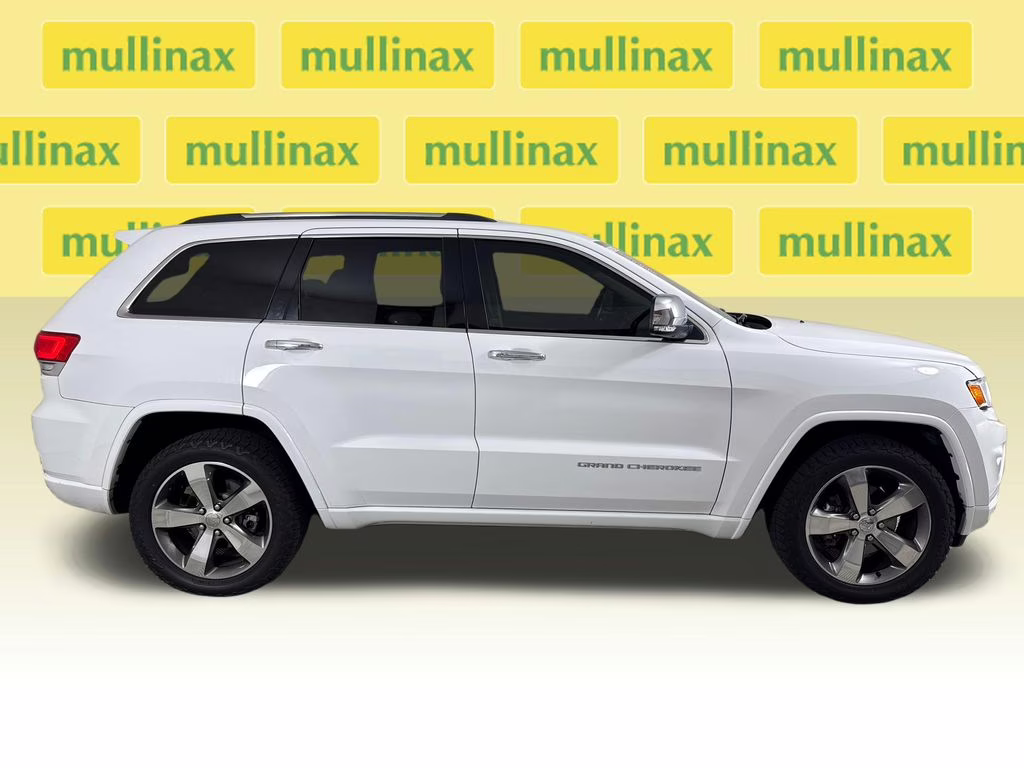 2015 Bright White Clearcoat Jeep Grand Cherokee Overland 4X4 SUV
