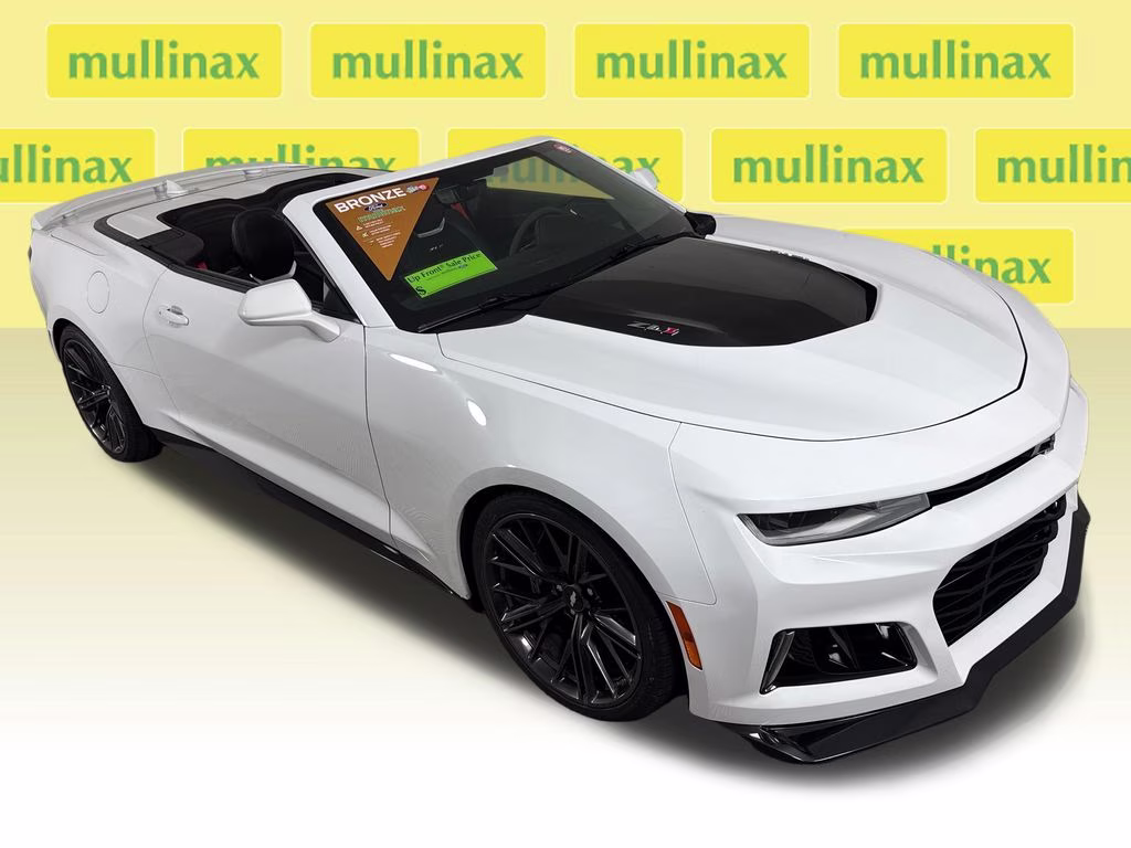 2019 Summit White Chevrolet Camaro ZL1 RWD Convertible