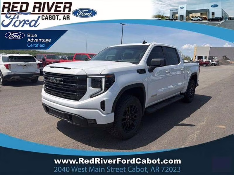 2024 Summit White GMC Sierra Elevation 4X4 Truck