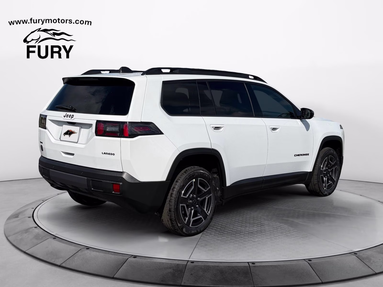 2026 Bright White Clearcoat Jeep Cherokee Laredo 4X4 SUV