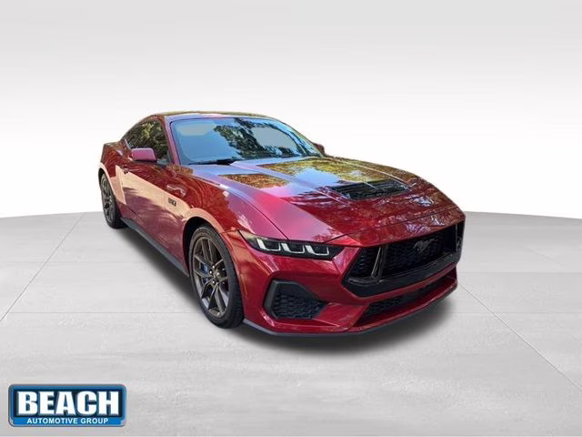 2024 Red Metallic Ford Mustang GT Premium RWD Coupe