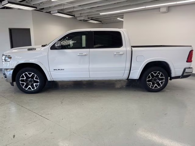 2025 Bright White Clearcoat Ram 1500 Laramie 4X4 Truck