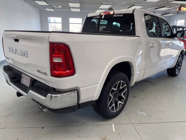 2025 Bright White Clearcoat Ram 1500 Laramie 4X4 Truck