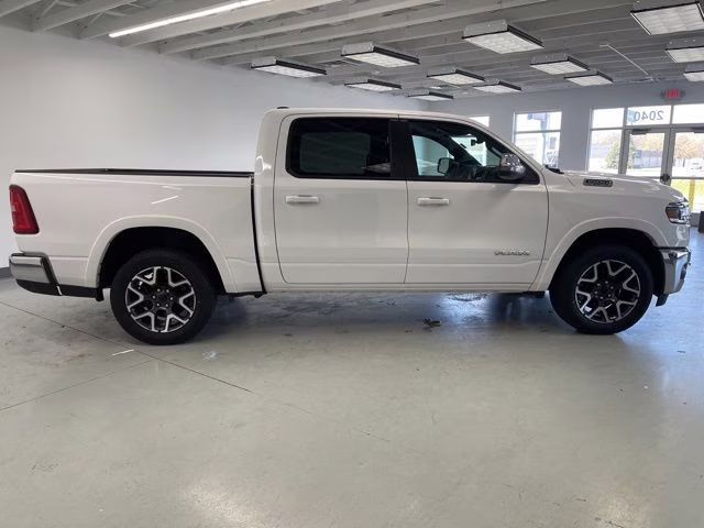 2025 Bright White Clearcoat Ram 1500 Laramie 4X4 Truck
