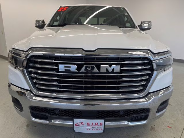 2025 Bright White Clearcoat Ram 1500 Laramie 4X4 Truck