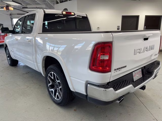 2025 Bright White Clearcoat Ram 1500 Laramie 4X4 Truck