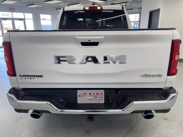 2025 Bright White Clearcoat Ram 1500 Laramie 4X4 Truck
